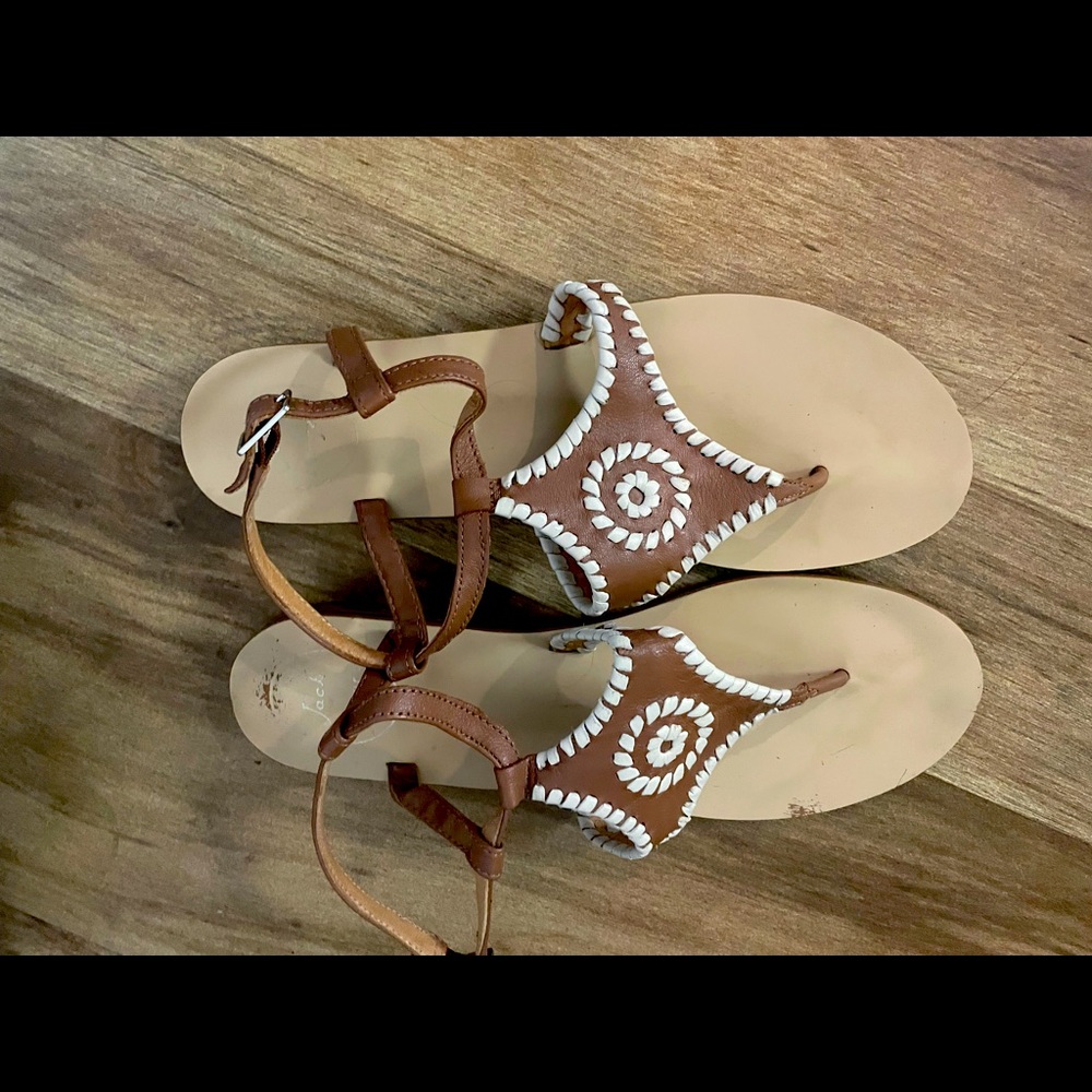 Women’s jack Rogers size 8.5 worn twice